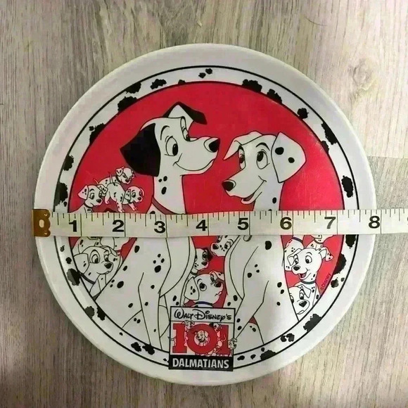 Vintage 90's Walt Disney 101 Dalmatians 8” Plate ZAK Designs Plastic Kids - Picture 4 of 4